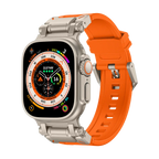 Meron Titanium-Head Silicone Band for Apple Watch | Petprovac