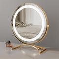Vanity Mirror With Dimmable LED Light And 360 Degree Rotation, Touch Control