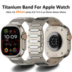 Aureon titanarmband med fjärilslås för Apple Watch Ultra 1/2