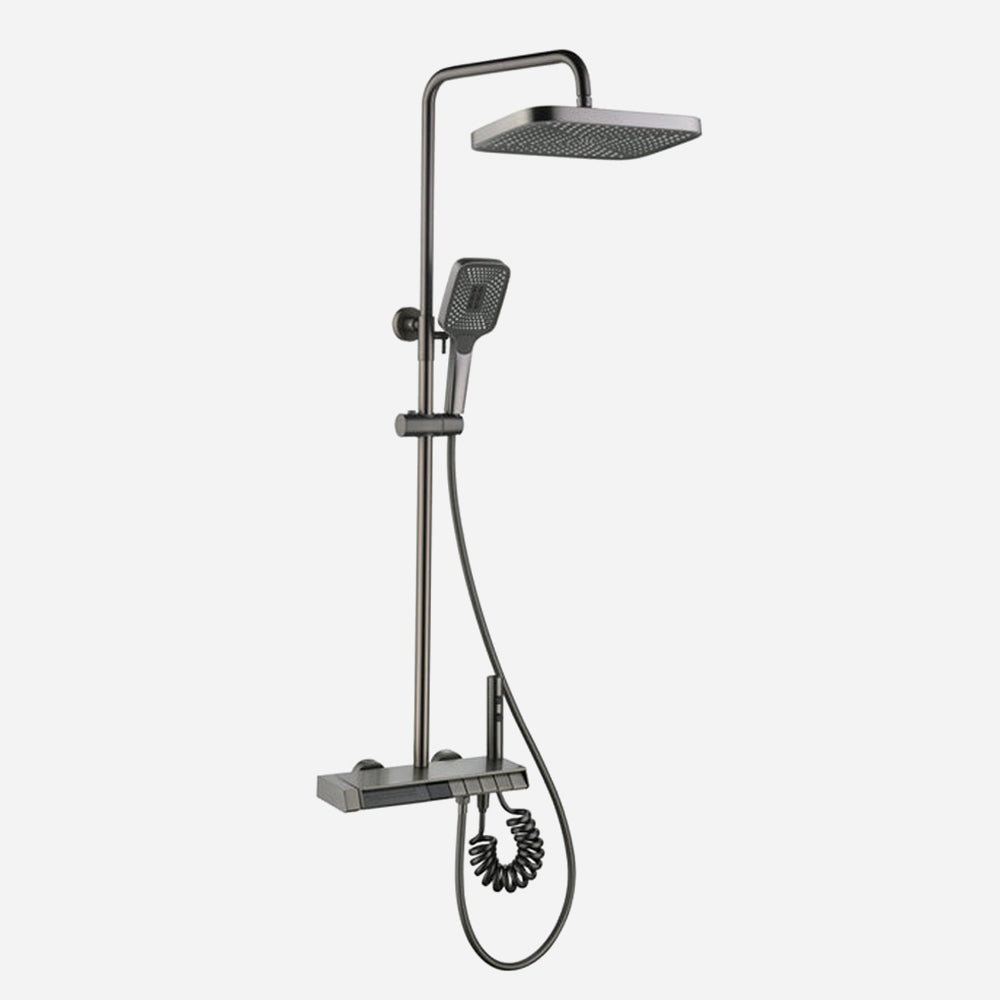 AquaSense スマートバスルームシャワーシステム デジタル温度表示付き | Petprovac