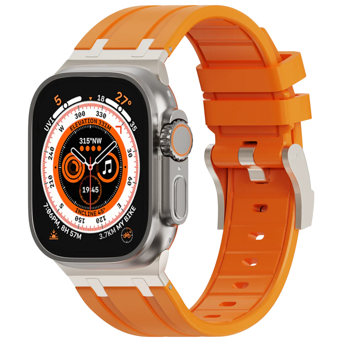 Deluxe Aurion metallhuvud silikonband för Apple Watch | Petprovac