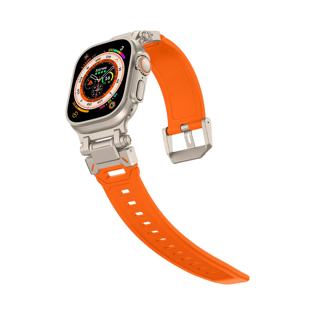 Meron Titanium-Head Silicone Band for Apple Watch | Petprovac