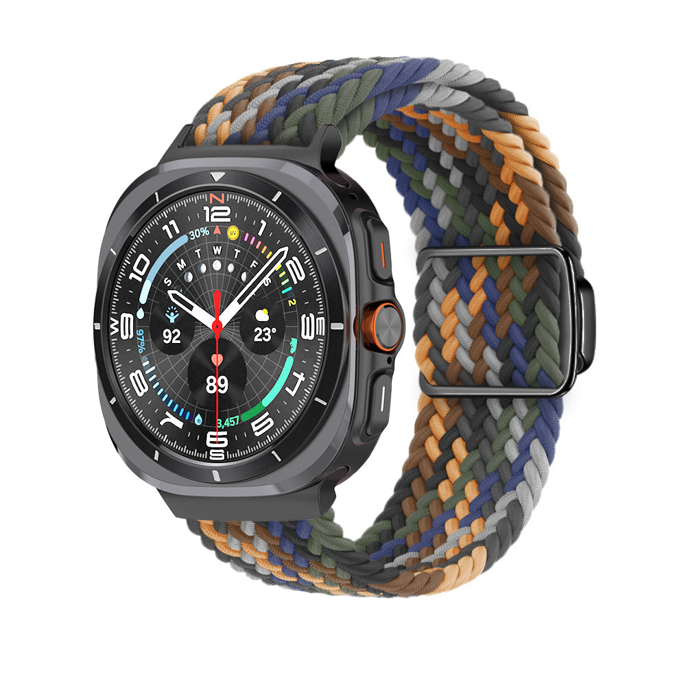 Cinturino in nylon intrecciato con fibbia magnetica Arivra per Galaxy Watch Ultra