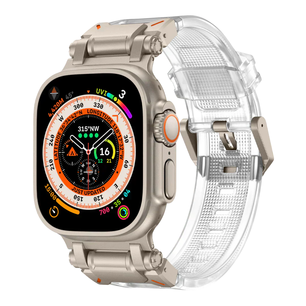Meron Titanium-Head Silicone Band for Apple Watch | Petprovac