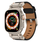 Kenvor Leather Strap with Titanium Connector for Apple Watch | Petprovac