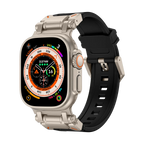 Meron Titanium-Head Silicone Band for Apple Watch | Petprovac