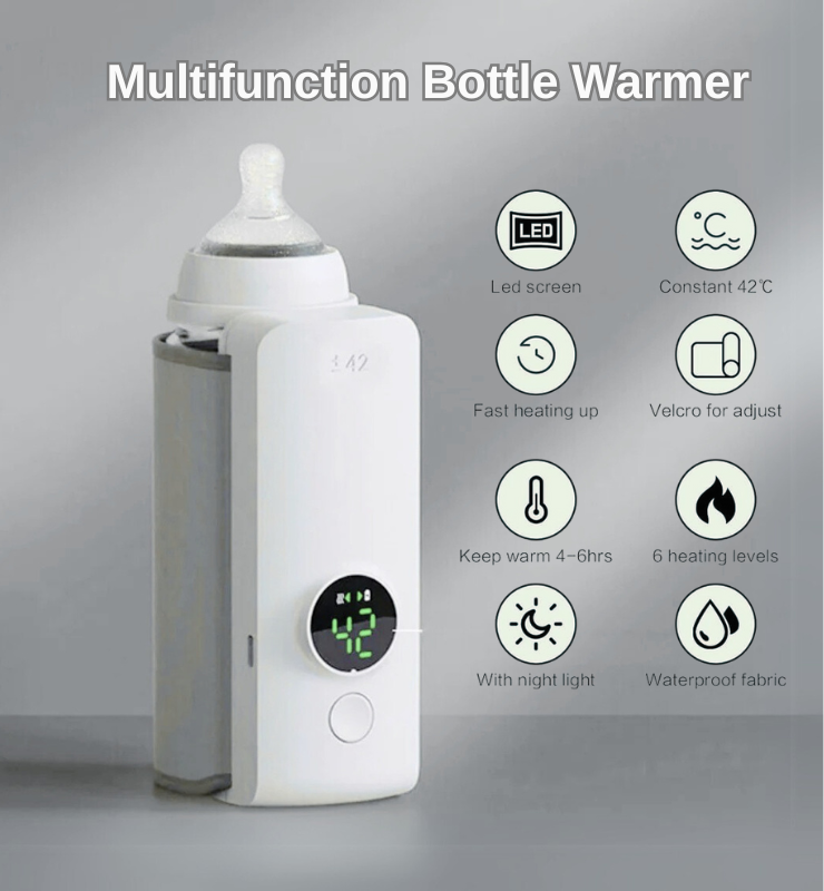 Compact Bottle Warmer For On-The-Go Parents Quick Heating