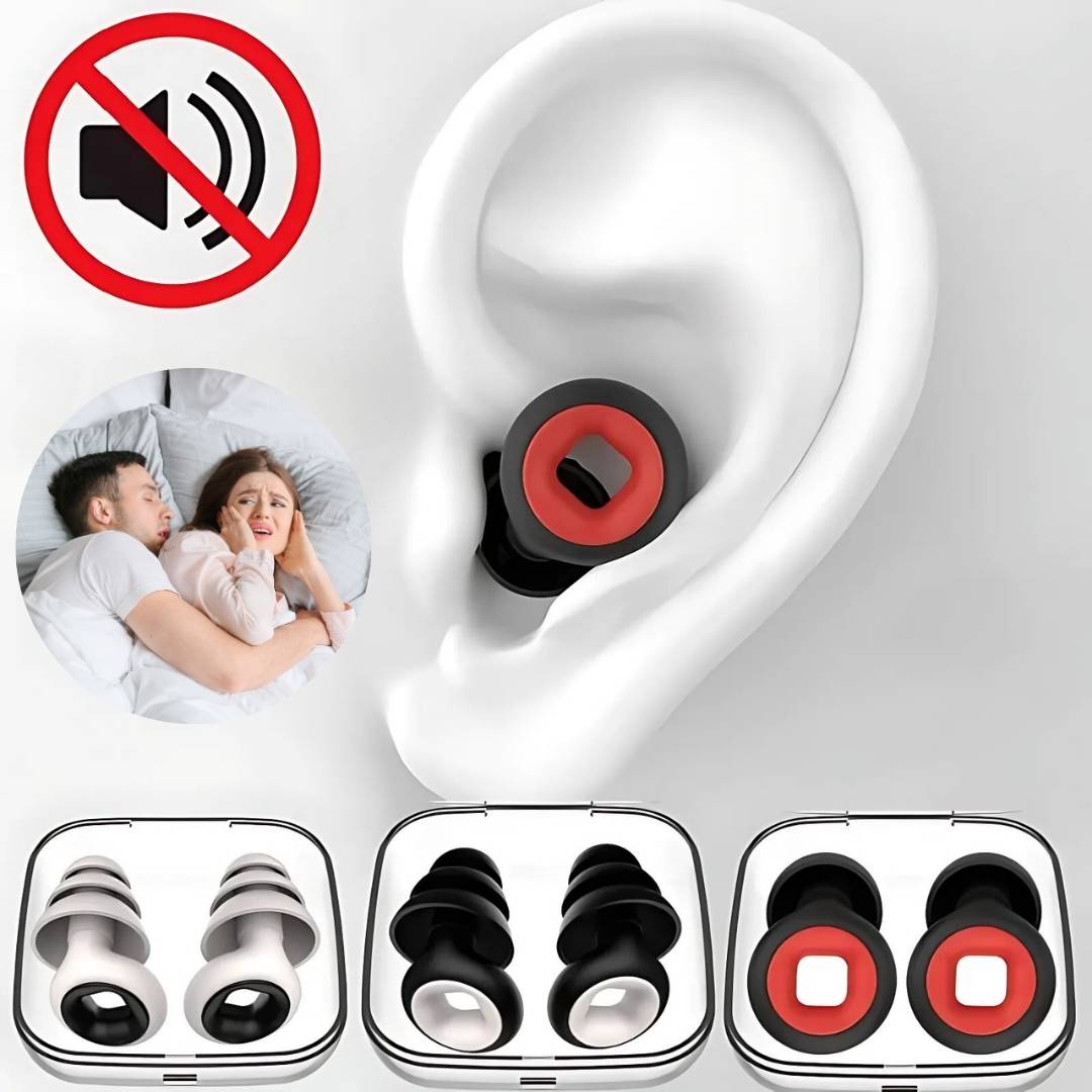 سدادات أذن QuietNest للنوم براحة طوال الليل وحجب الضوضاء
