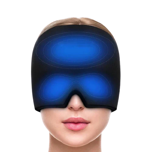 LumaRelief Migrænehætte Justerbar Varm- og Koldterapi