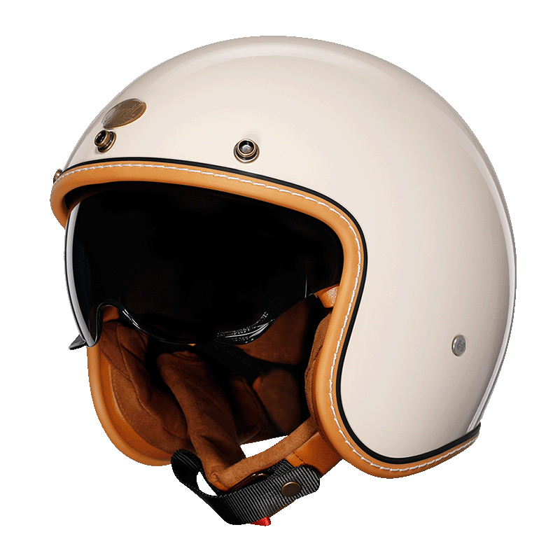 JetLite Retro Open Face Helmet KA2 Featherlight For Riders