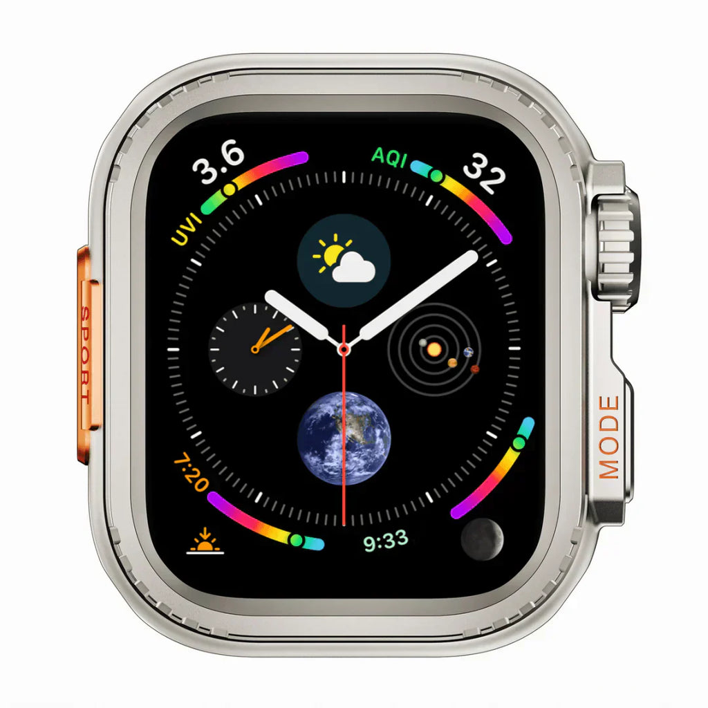 Coque robuste en alliage d'aluminium AeroGuard pour Apple Watch | Petprovac