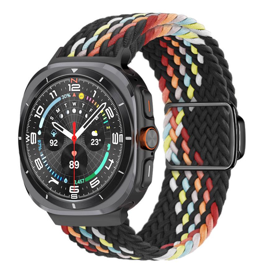 Cinturino in nylon intrecciato con fibbia magnetica Arivra per Galaxy Watch Ultra