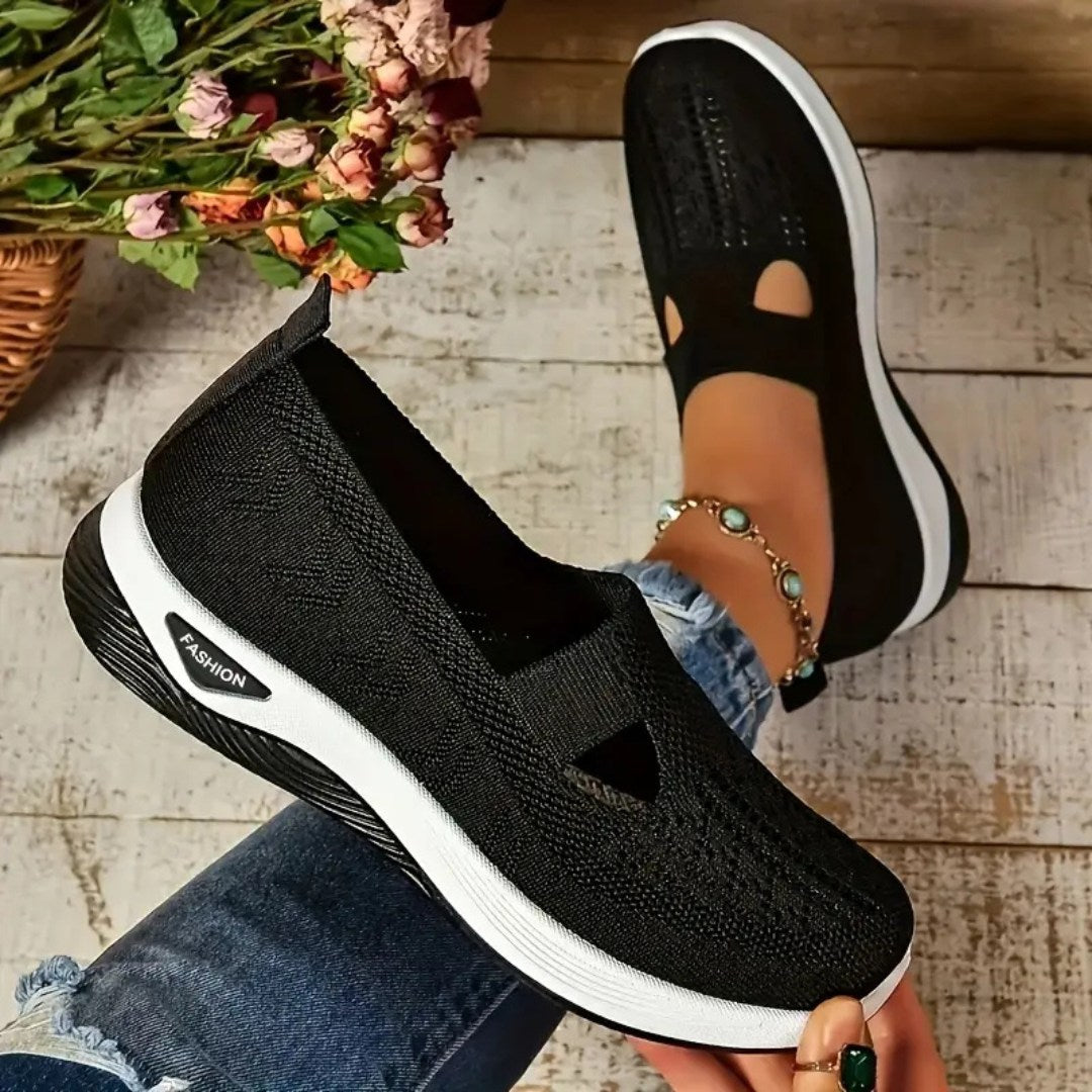 Vellora – Women's Mesh Slip-On Comfort Sneakers