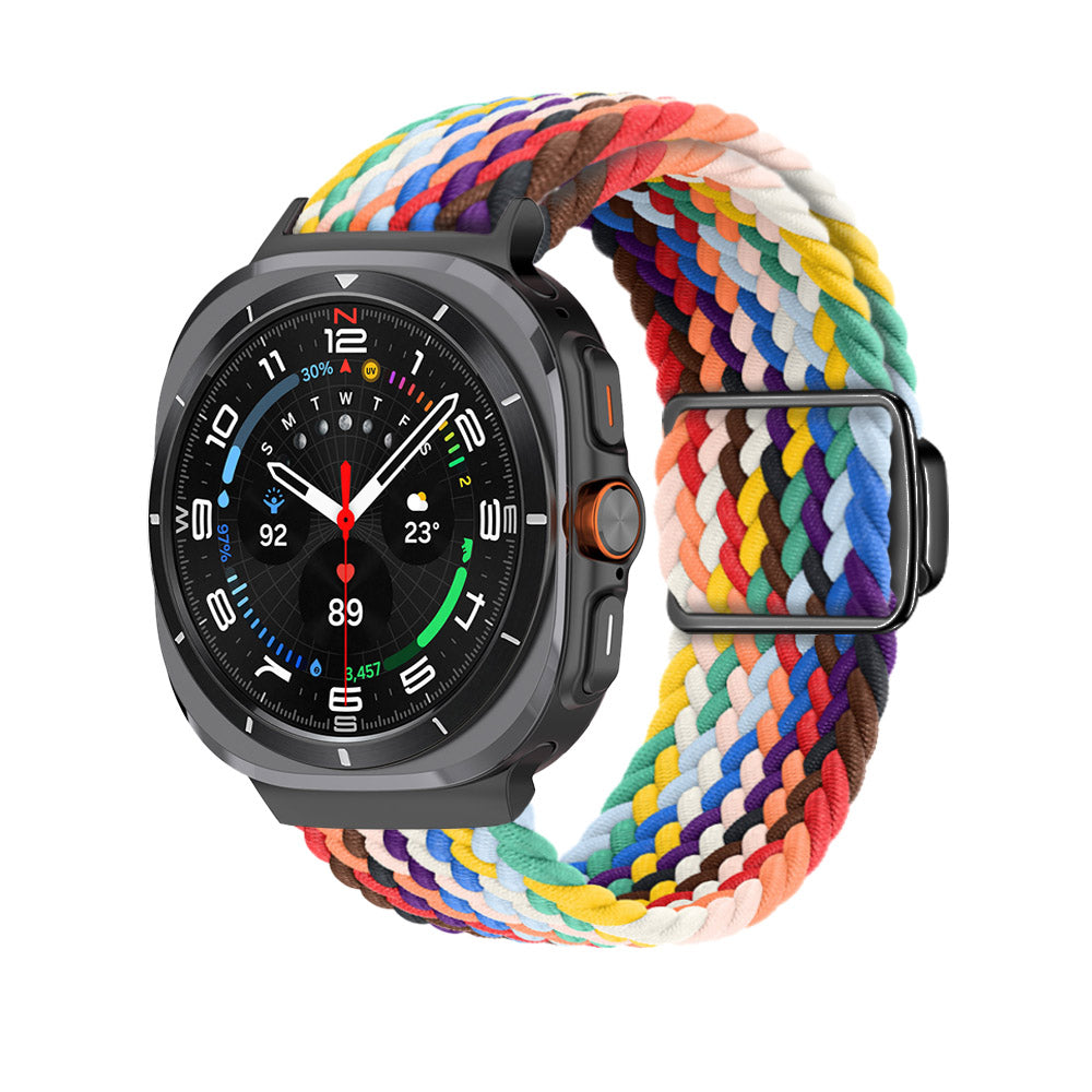 Cinturino in nylon intrecciato con fibbia magnetica Arivra per Galaxy Watch Ultra
