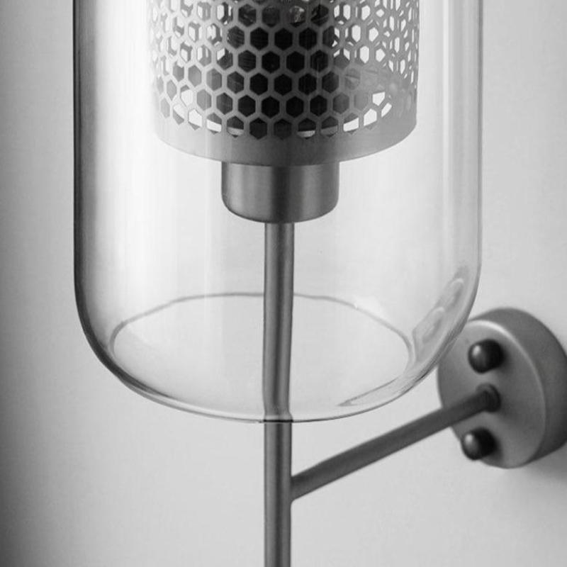 LumaHex Bikakevegglampe med varm gyllen glød