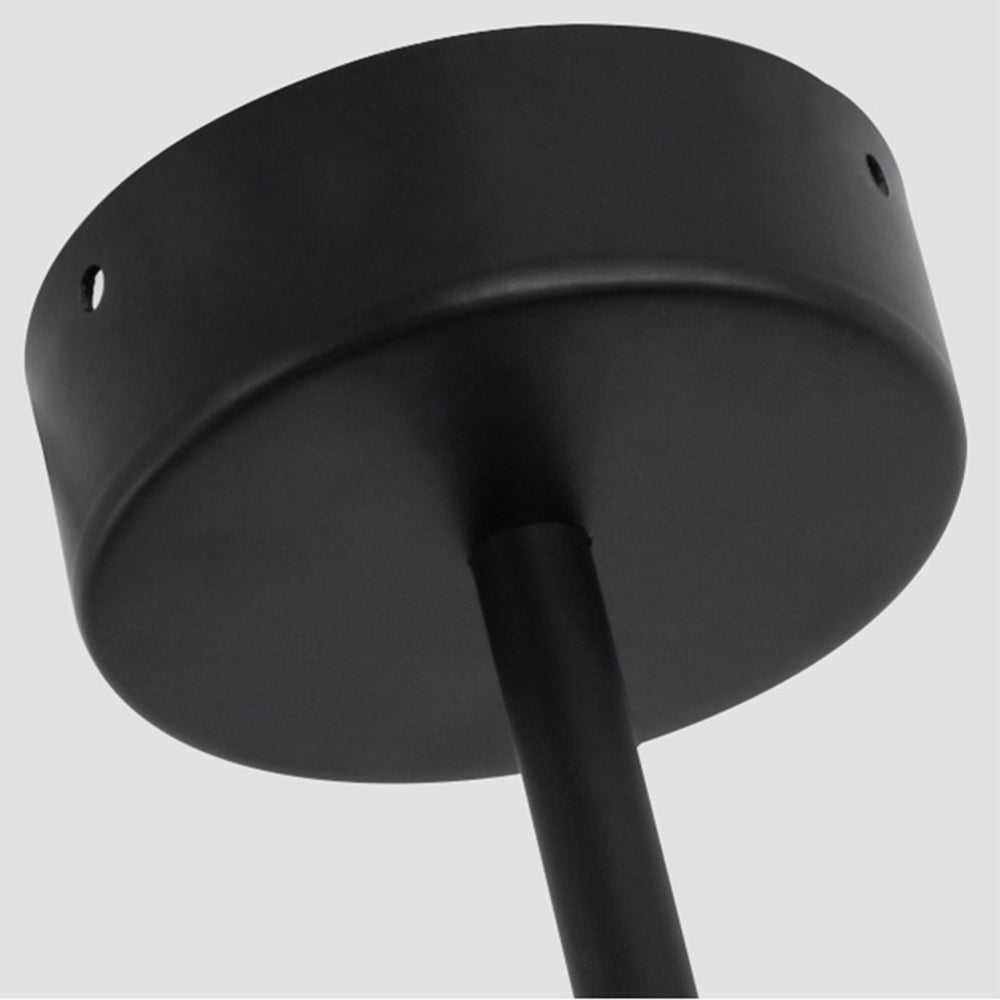 NovaLuxe gouden en zwarte LED-kroonluchter voor woonkamers, kantoren, slaapkamers