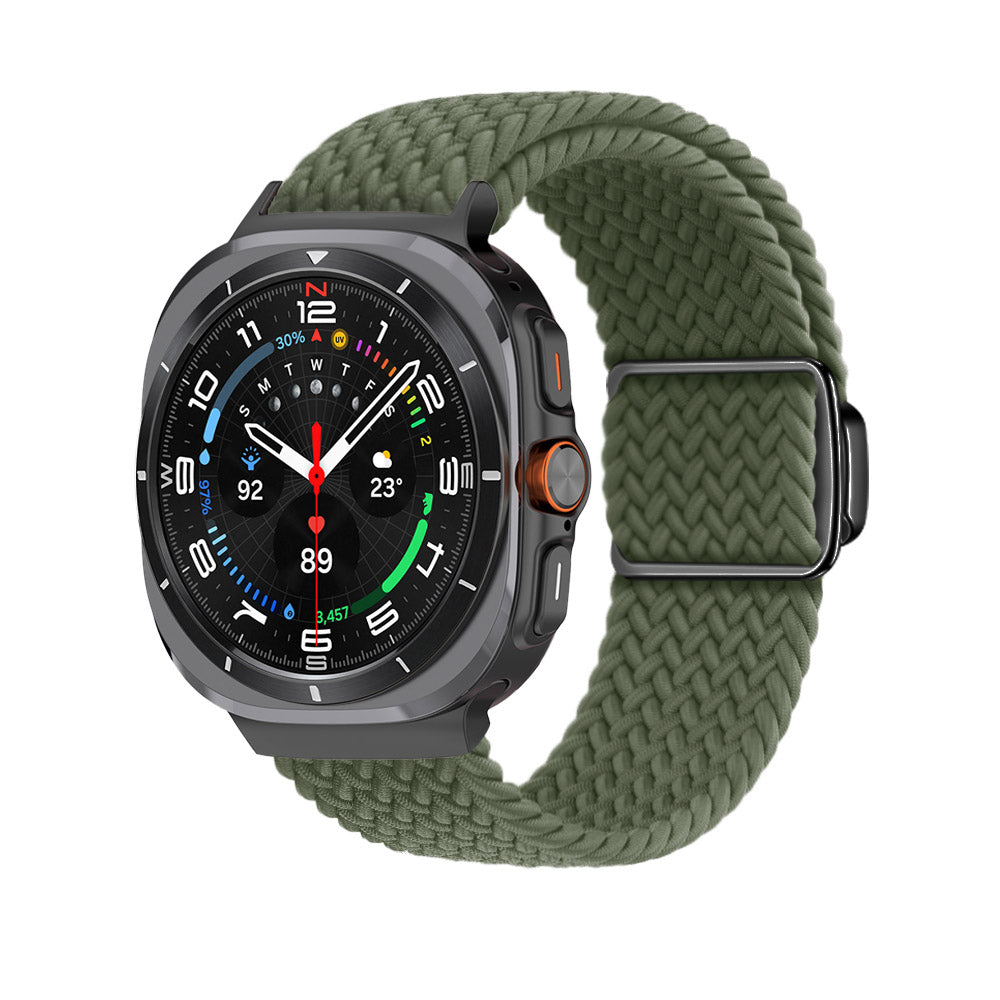 Cinturino in nylon intrecciato con fibbia magnetica Arivra per Galaxy Watch Ultra