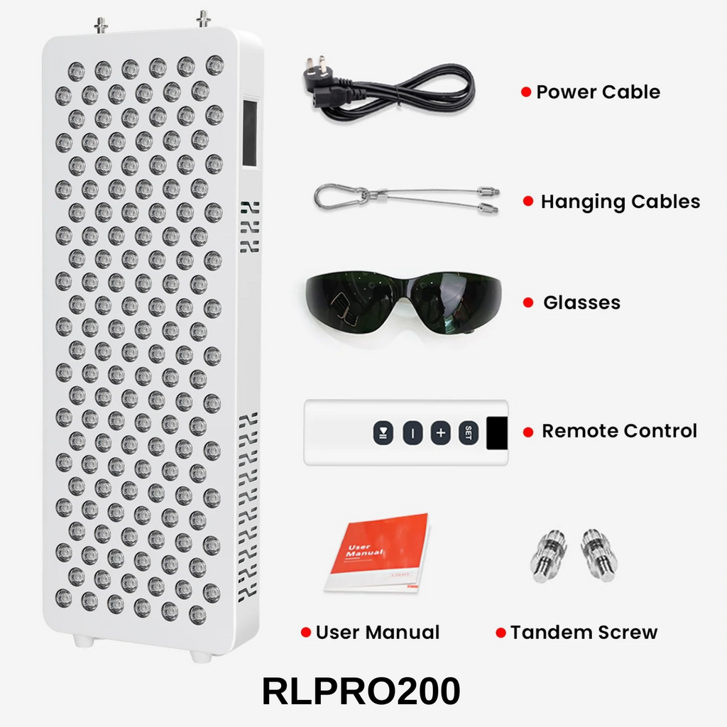 RLPRO Nine Wave Rotlicht-Panel für Hautgesundheit zu Hause