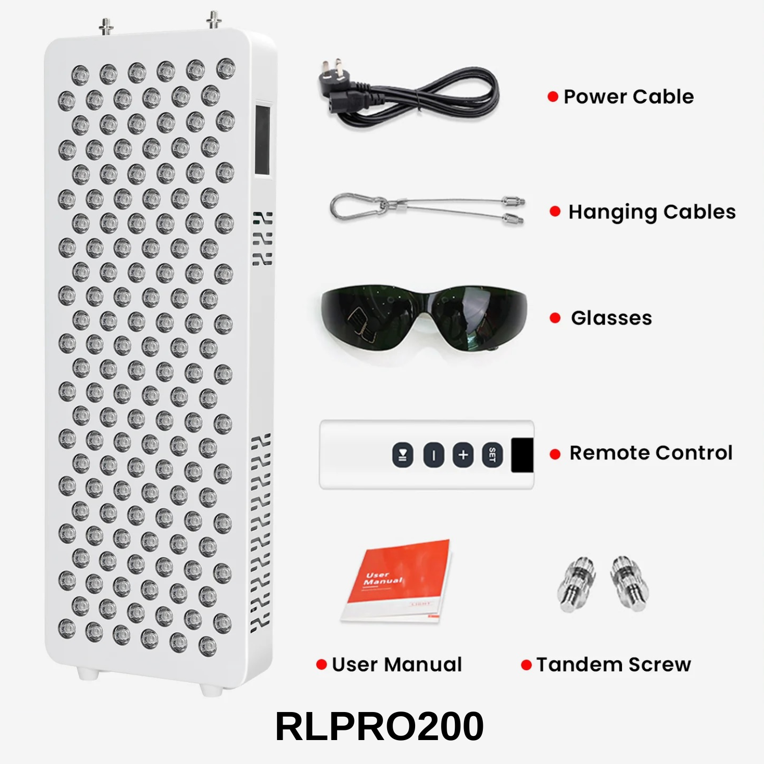 RLPRO Nine Wave Rotlicht-Panel für Hautgesundheit zu Hause