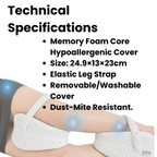 エルゴイーズ メモリーフォーム 膝用枕 サイドスリーパーサポート