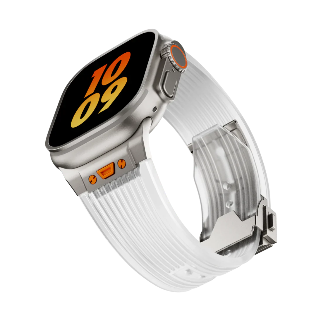 Avenza | Klar silikonearmbånd til Apple Watch | Petprovac