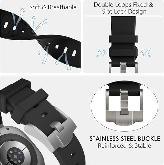 Vellaro | Premium Silicone Band for Samsung Watch Ultra