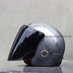 BKS65 Vintage Rider Visor With Anti Fog UV Proof Polycarbonate