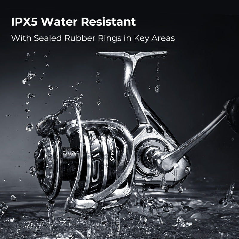 بكرة صيد دوارة PetprovacNautiX للمياه المالحة بجسم من الألمنيوم