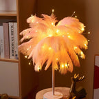 FeatherLuxe Glow-lampe | Mykt stemningslys for stuer