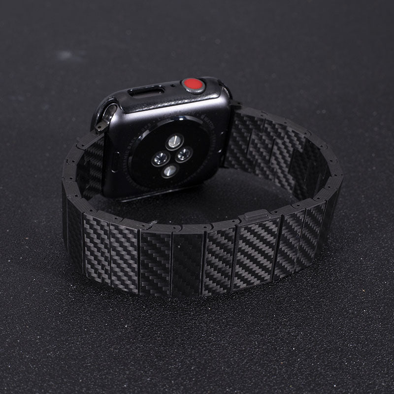 Kirrea Carbon Fiber Smartwatch-band met slanke aramidevezel beschermhoes