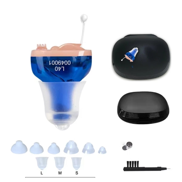 Rechargeable In-Ear Hearing Aids With 3-Day Battery Life