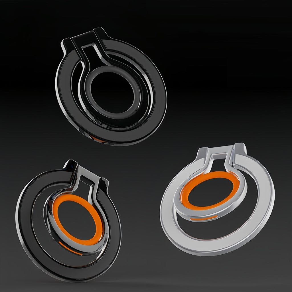 Soporte magnético para teléfono con anillo giratorio de 360 grados