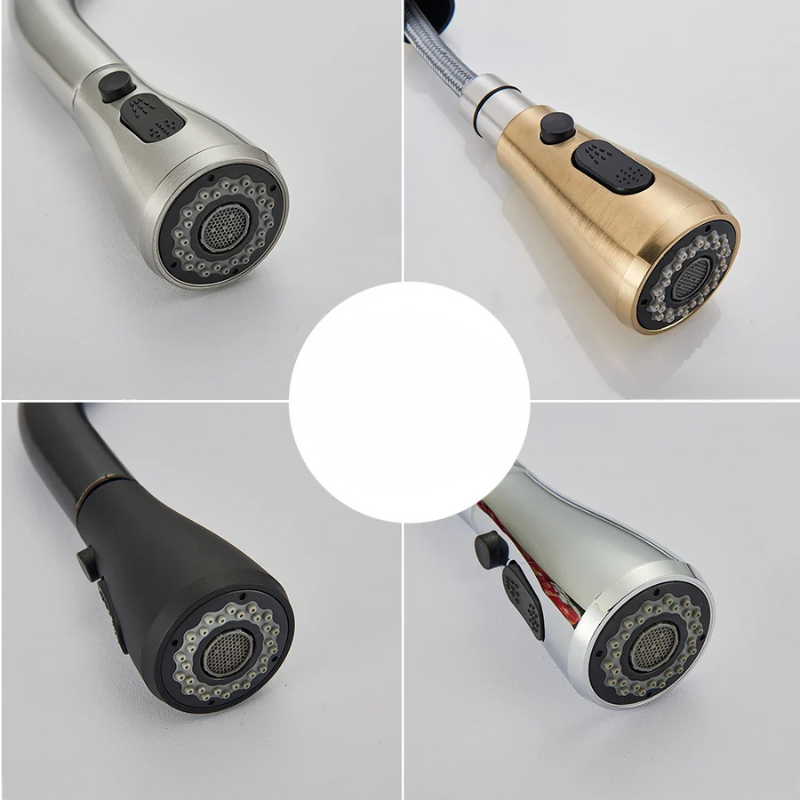 AeroFlex Kitchen Faucet with Flexible Spout Brushed Nickel