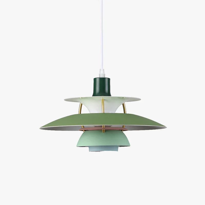 Veralume Modern Colorful Shade LED Pendant Light Fixture