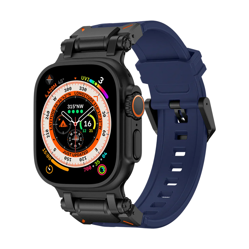 Meron Titanium-Head Silicone Band for Apple Watch | Petprovac