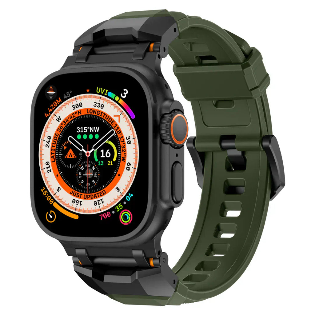 Norell Rugged FKM Band Compatible With Apple Watch | Petprovac