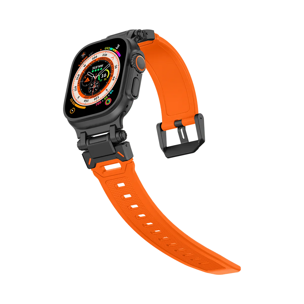 Meron Titanium-Head Silicone Band for Apple Watch | Petprovac