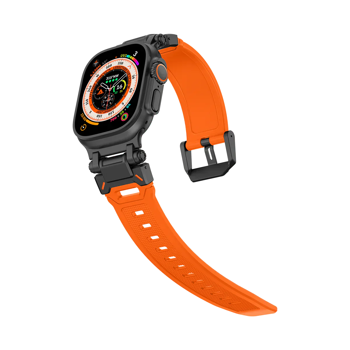 Meron Titanium-Head Silicone Band for Apple Watch | Petprovac