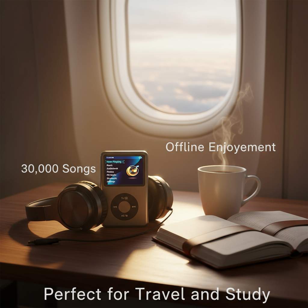 High-Capacity Distraction-Free MP3 Player for Pure Hi-Fi Audio