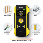 Advanced Wall Scanner for Stud, Metal & Live Wire Detection