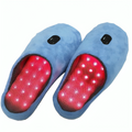 Footflex červené světelné pantofle na nohy pro úlevu od bolesti a pohodlí