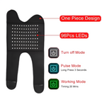 エアロニー デュアル波長 赤色および赤外線光療法ベルト 膝の痛み緩和用