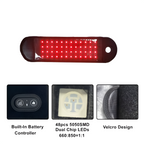 رباط معصم RayPulse بضوء أحمر 660 نانومتر وضوء تحت أحمر 850 نانومتر لعلاج التهاب المفاصل