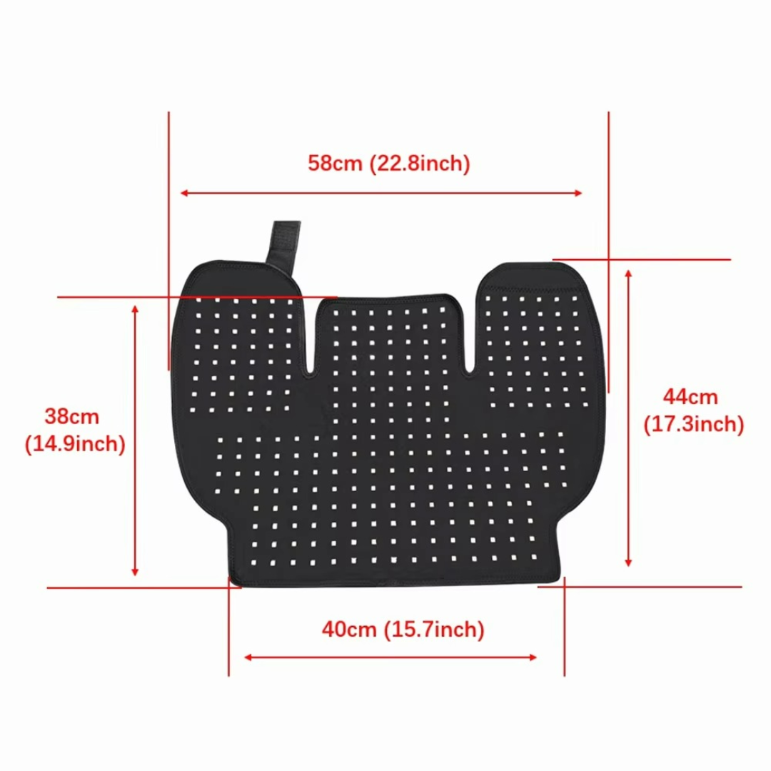 SolaraPulse Skulderindpakning med 660 Nanometer Rødt og 850 Nanometer Infrarødt Lys