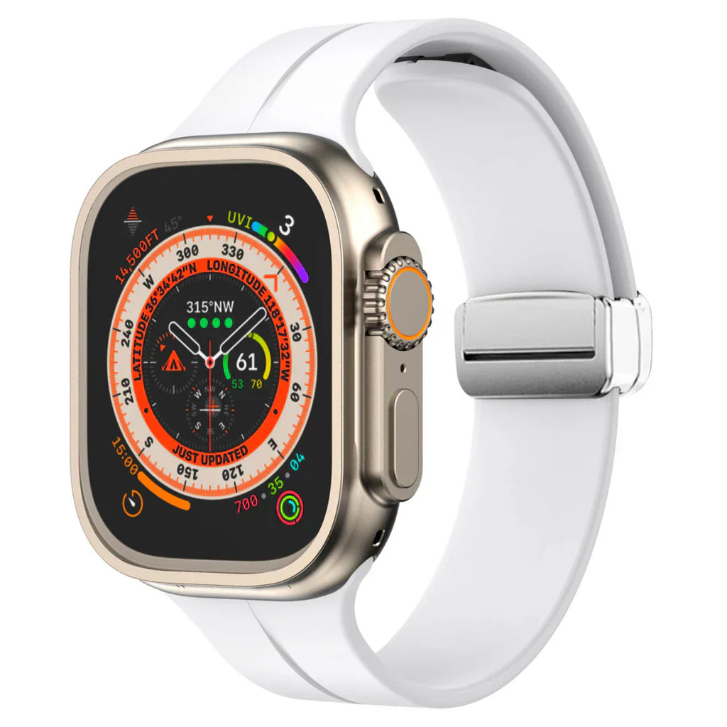 Apple Watch Band With Magnetic Silicone Closure Daily Wear