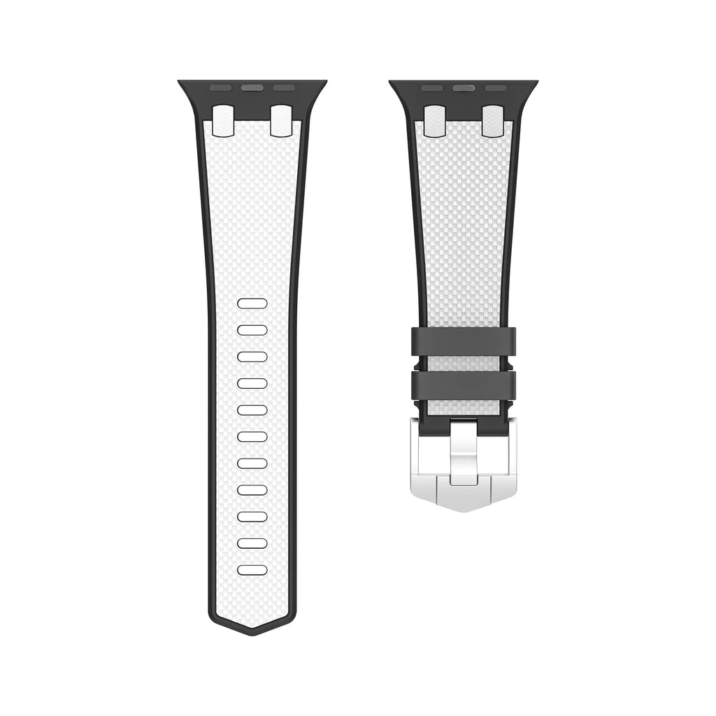 Aeria | Tweekleurige siliconen band voor Apple Watch | Petprovac