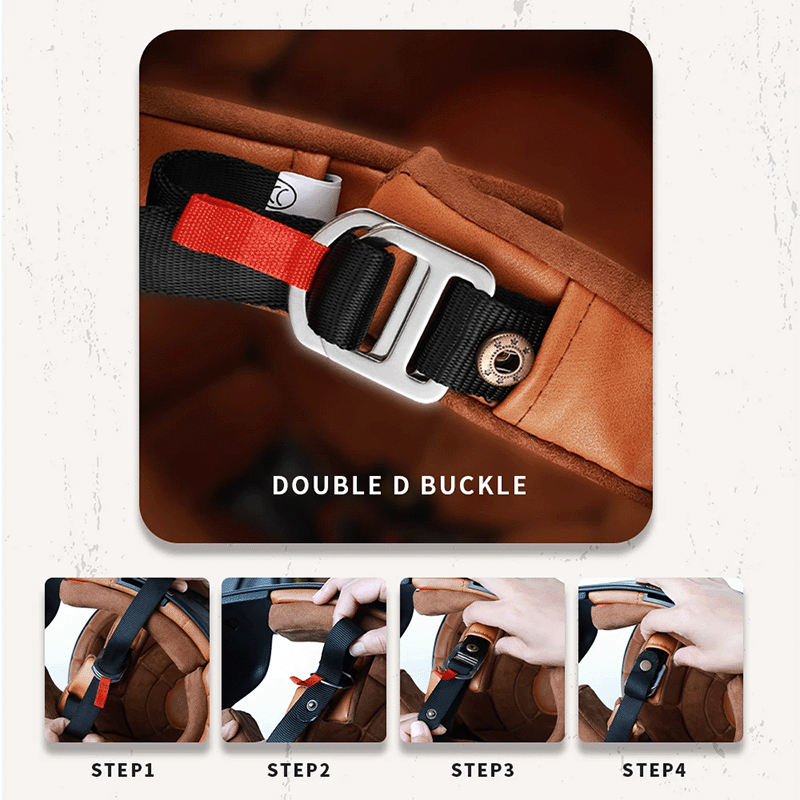 JetLite Retro Open Face Helmet KA2 Featherlight For Riders