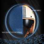 JetLite Retro Open Face Helmet KA2 Featherlight For Riders