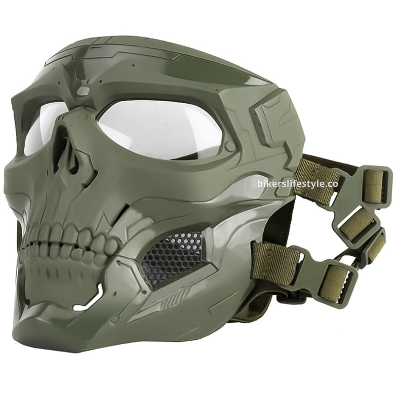 Ghost Skull -naamio kestävä varuste airsoftiin ja paintballiin