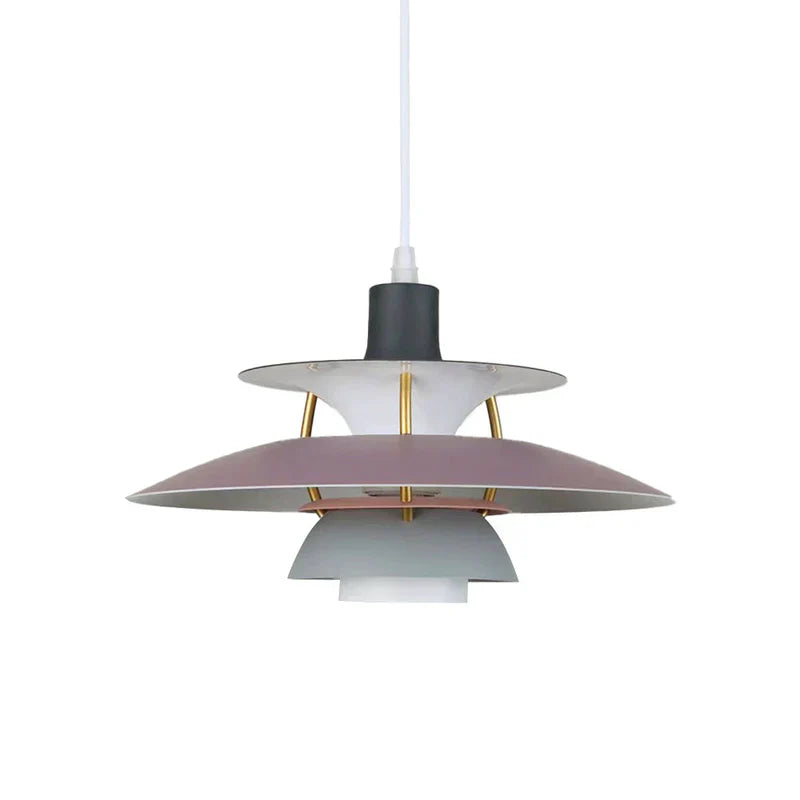 Lampu Gantung LED Morandi Dengan Pelindung Logam Berwarna-warni Untuk Ruang Tamu